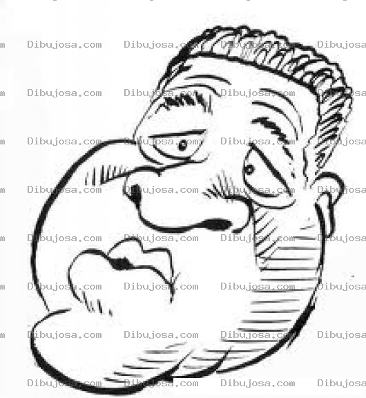Dibujo para colorear Cacheton Dibujo De Negrito Cacheton Para Pintar Y Colorear Una Carota