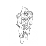 Dibujo para colorear Dibujo De Skeletor De Los Amos Del Universo Para Pintar Y Colorear A Esqueleto Enemigo De Heman