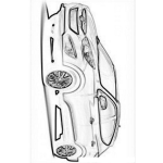 Dibujo para colorear Dibujo De Una Camioneta Suv Hiunday Tucson 2012 Para Pintar Y Colorear