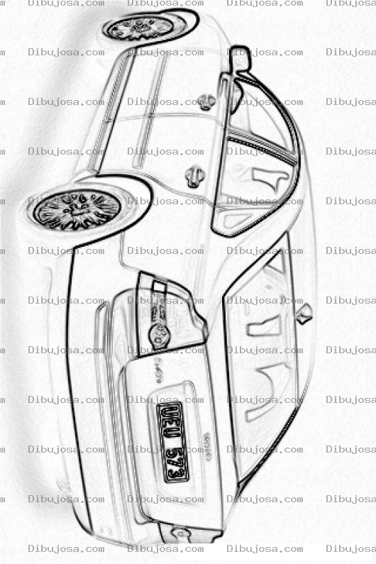 Dibujo para colorear Dibujo De Coche Sedan Volvo S40