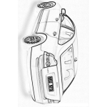 Dibujo para colorear Dibujo De Coche Sedan Volvo S40