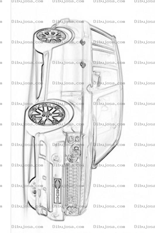 Dibujo para colorear Dibujo De Una Camioneta Range Rover Sport Suv Para Pintar Y Colorear
