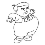 Dibujo para colorear Hijo Del Senor Barriga Para Pintar Y Colorear Dibujo De Nono