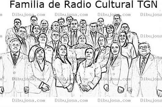 Dibujo para colorear Radioculturaltgn Dibujo Del Personal De Radio Cultural Tgn De Guatemala 100.5 Fm La Mejor Radio De Guatemala La Fe Es Por El Oir La Pabra De DIOS Para Pintar Y Colorear A La Familia De Radio Cultural TGN A Los Extremos El Hermano Paquito Y El Hermano Jeremias Pirir