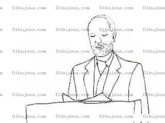 Dibujo para colorear Dibujo De Disertador Para Pintar Y Colorear