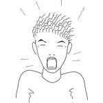 Dibujo para colorear Nino Gritando Dibujo De Patojo Griton Para Colorear Un Grito De Muchachito