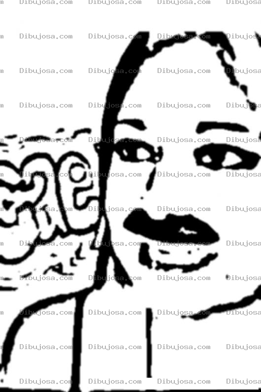 Dibujo para colorear Mimimi Miercoles Dibujo De Caelike En Su Entretenido Canal De Youtube Para Adolesentes Llamado Mimimimiercoles Para Pintar Y Colorear Chica Con Bigotes Caeli Miercoles