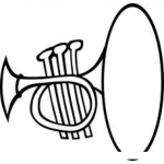 Dibujo para colorear Trompetota Para Colorear