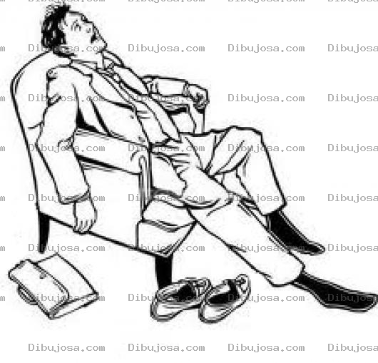 Dibujo para colorear Fatiga Laboral Hombre Cansado Del Trabajo Dibujo De Papa Llegando A Casa Cansado De Trabajar Para Pintar Y Colorear Cansanciolaboral