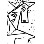 Dibujo para colorear Pintura De Picasso Robada En Grecia En La Galeria Nacional De Atenas Para Pintar Y Colorear Cuadro De Picasso Robado