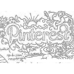 Dibujo para colorear Pinterest Dibujo De Pinterest Para Colorear