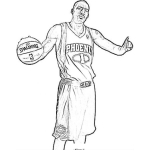 Dibujo para colorear Amarestoudemire Coloring Page Dibujo De Amare Stoudemire Jugado De Los Phoenix De La Nba Para Pintar Y Colorear A Stoudemireamare Amar Estoudemir