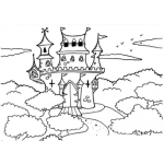 Dibujo para colorear Castillo En Las Nubes Para Colorear Castilloenlasnubes