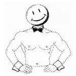 Dibujo para colorear Striper Con Carita Feliz Para Pintar Y Colorear Streeper De Chipandale