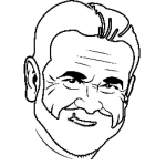 Dibujo para colorear Dibujo De Hombre Barbado Para Colorear