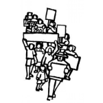 Dibujo para colorear Manifestacion Pacifica Dibujo De. Un Bloqueo De Carreteras Para Manifestar Inconformidades Para Pintar Y Colorear Marcha De Manifestacion Publica