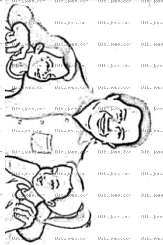 Dibujo para colorear Manuelbonilla Dibujo Del Cantante Del Corito Cristo Ama A Los Ninos Para Pintar Y Colorear A Manuel Bonilla Abrazando A Dos Ninas