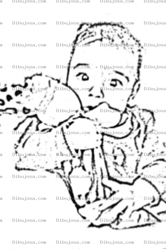 Dibujo para colorear Naledi Dibujo De Beba Abrazando Un Peluche Para Pintar Y Colorear A Hilditanaledi Hildanaledi