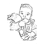 Dibujo para colorear Naledi Dibujo De Beba Abrazando Un Peluche Para Pintar Y Colorear A Hilditanaledi Hildanaledi