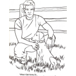 Dibujo para colorear Randytravis Dibujo De Randy Travis Conun Perro Para Pintar Y Colorear A Travisrandy