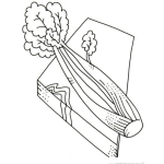 Dibujo para colorear Colorear Apio