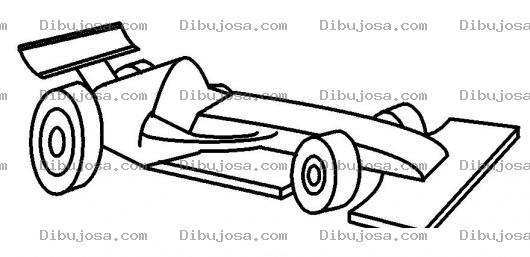 Dibujo para colorear Colorear Carro Formula1