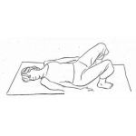 Dibujo para colorear Yoga Para Embarazadas Dibujo De Mujer Embarazada Haciendo Ejercicios De Relajacion Para Pintar Y Colorear Ejercios En El Embarazo