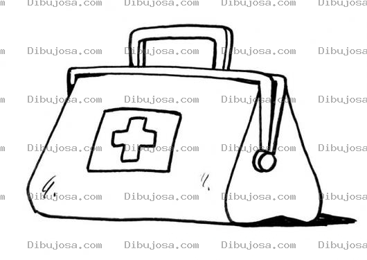 Dibujo para colorear Maletin De Doctor Para Colorear