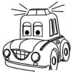 Dibujo para colorear Carro De Policas De Carro Cars Para Pintar Y Colorear Carritopolicia