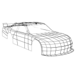 Dibujo para colorear Carro En Autocad Para Pintar Y Colorear