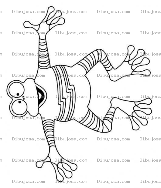 Dibujo para colorear Rana de Juguete para colorear
