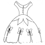 Dibujo para colorear Vestido De 15 Anos Para Pintar Y Colorer Vestido De Quinceanera 15anera Vestido De Quinceanos 15anos