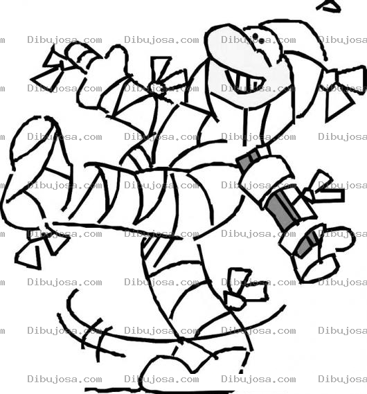 Dibujo para colorear Dibujo De Hombre Quebrado Vendado Y Entablillado Escapando Del Hospital Caminando Para Pintar Y Colorear