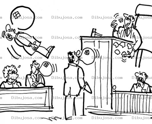 Dibujo para colorear Juicio A Fabricante De Chicles Para Colorear