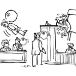 Dibujo para colorear Juicio A Fabricante De Chicles Para Colorear