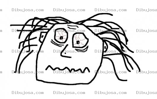 Dibujo para colorear Nervios Alterados Dibujo De La Cara Del Estres Para Pintar Y Colorear Perosna Estresada Con Mucha Paranoya Y Stress Es3
