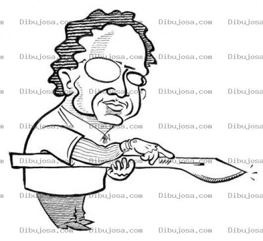 Dibujo para colorear Bisturi Gigante Dibujo De Un Medico Con Un Bisturote Para Pintar Y Colorear Bisturi De Autopsias