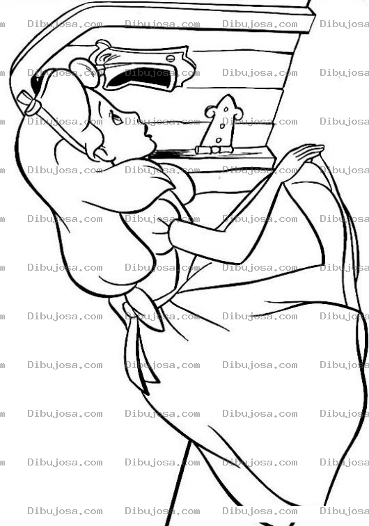 Dibujo para colorear Alicia En El Pais De Las Maravillas Para Colorear