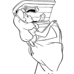 Dibujo para colorear Alicia En El Pais De Las Maravillas Para Colorear