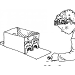 Dibujo para colorear Juego De Canicas Dibujo De Un Nino Jugando Cincos Para Pintar Y Colorear Idea De Un Juego Hecho En Casa