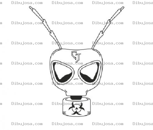 Dibujo para colorear Dibujo De Hormiga Extraterrestre Para Pintar Y Colorear