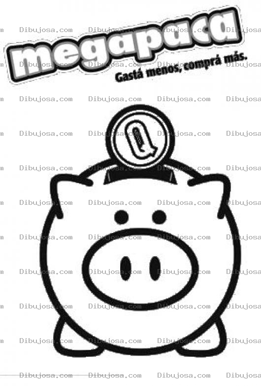 Dibujo para colorear Megapaca Guatemala Gasta Menos Compra Mas Dibujo De Alcancilla De La Mega Paca De Guatemala Para Colorear El Mejor Lugar Para Comprar MEGAPAGAguatemala Gastamenos Compramas