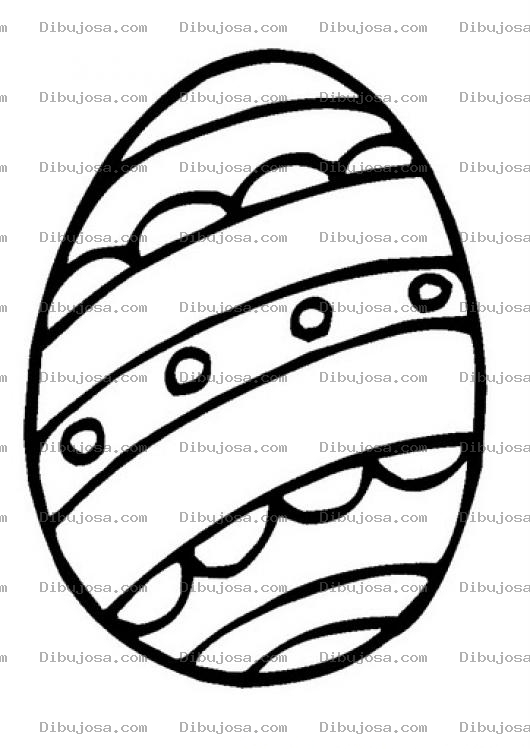Dibujo para colorear Colorear Huevo de Pascua