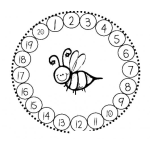 Dibujo para colorear Numeros Del 1 Al 20 Para Colorear Y Aprender Los Numeros