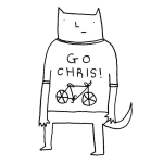 Dibujo para colorear Vamos Chris Dibujo De Gato Apoyando A Chris Para Pintar Y Colorear Apoyo A Chris