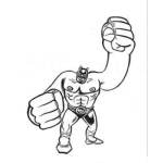 Dibujo para colorear Moustruoc De Manos Grande Para Colorear Manotas