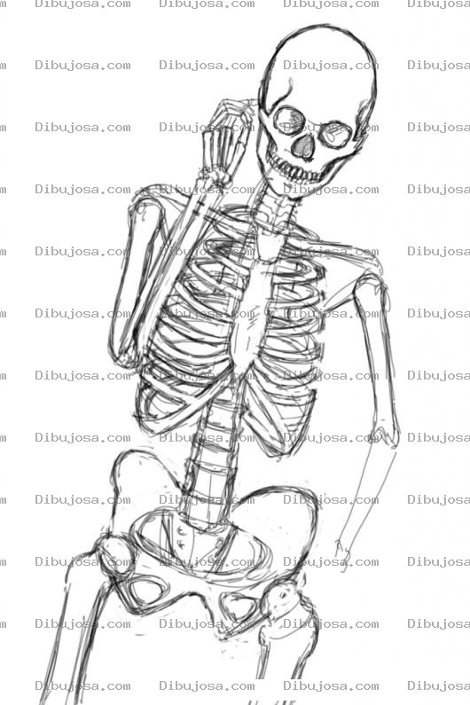 Dibujo para colorear Dibujo De La Calaca Para Colorear