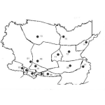 Dibujo para colorear Mapa De Altaverapaz Para Pintar Y Colorear El Departamento De Verapaz De Guatemala