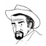 Dibujo para colorear Dibujo De Hombre Con Sombrero Y Barba De Candado Para Colorear