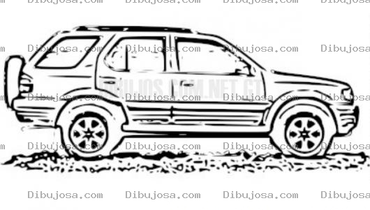 Dibujo para colorear Dibujo de Isuzu Rodeo para colorear